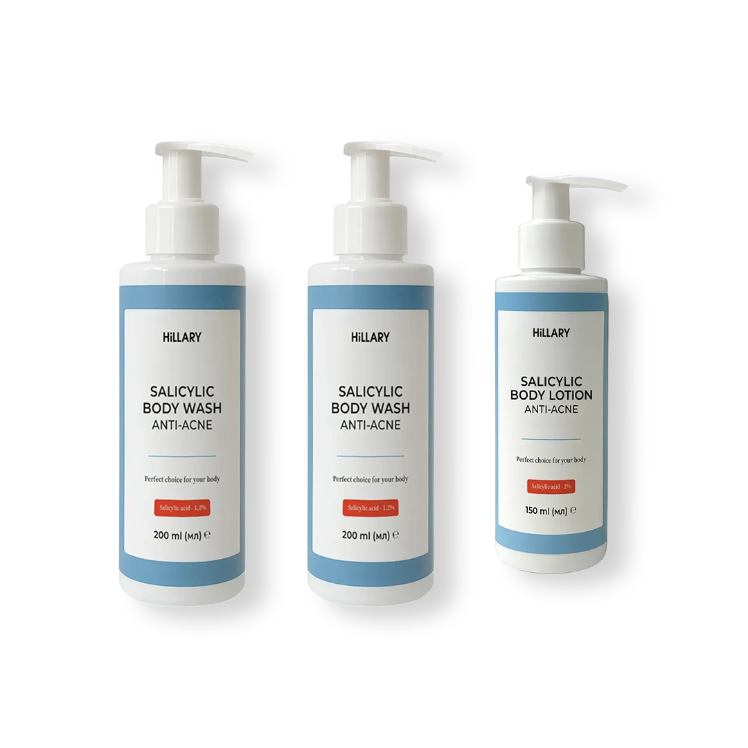 Complex pentru corp Hillary Anti-Acne cu dublă acțiune împotriva acneei