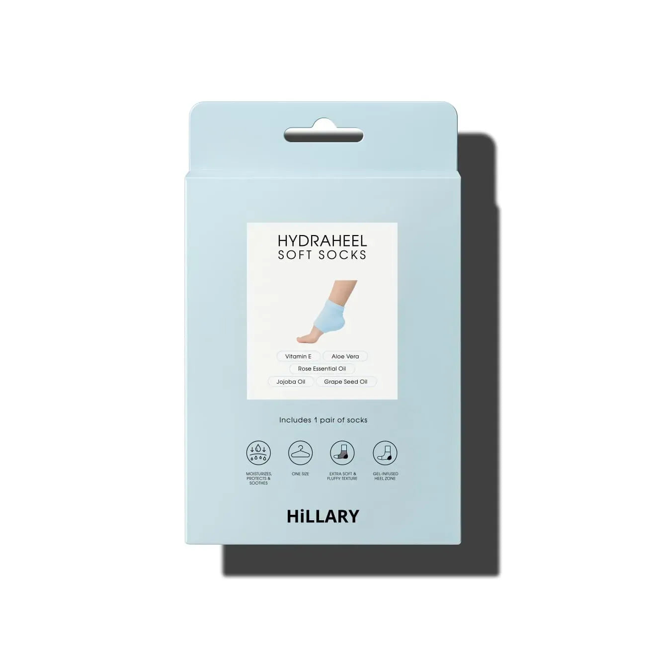 Șosete hidratante pentru călcâie Hillary HydraHeel Soft Socks