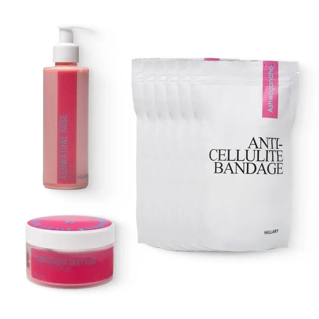 Program anticelulitic de îngrijire la domiciliu cu extract de ashwagandha Hillary Ashwagandha Anti-Cellulite Care