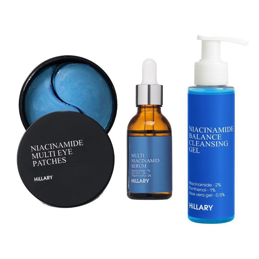 Set cu niacinamidă împotriva inflamațiilor Hillary Niacinamide Anti-Inflammation Set