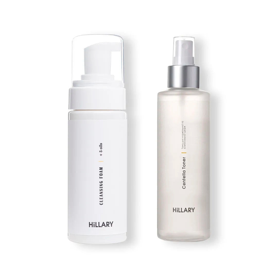 Pěna + Tonikum pro normální pleť Hillary Toning and Cleansing