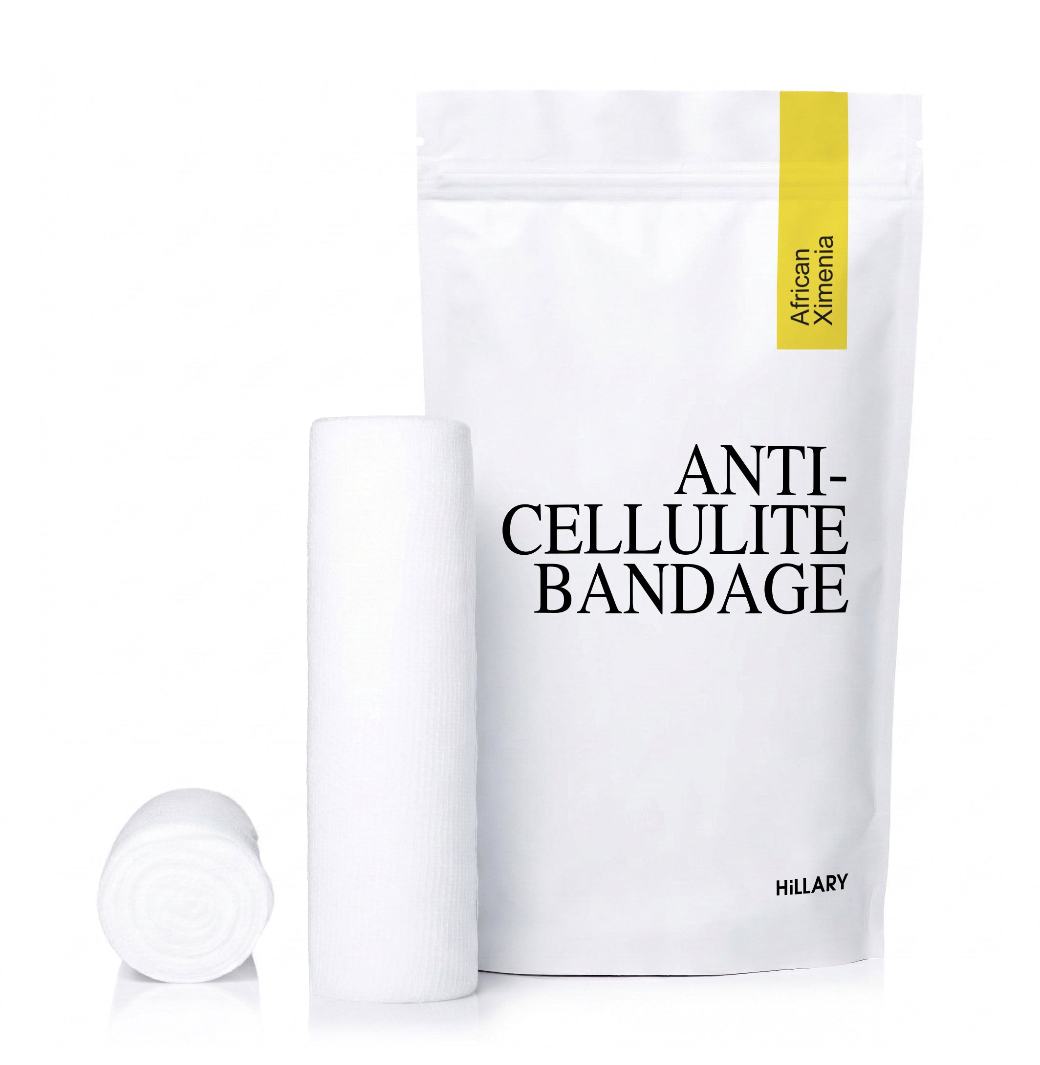 Set de bandaje anticelulitice cu ulei de Ximenia Hillary Anti-cellulite Bandage African Ximenia (6 pachete)